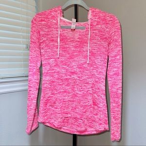 Long Sleeve Pink Hoodie